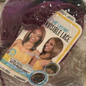 Motown tress wig redpurple